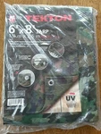 Tekton 6440 6' X 8' Camouflage Tarp New In Package Uv Shield. Fixed Price $14.99.