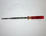 Blue Point Tools YA355 8.5" Long Quick Wedge Screwdriver Red Handle. Fixed Price $16.97.