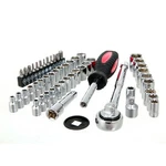 Hyper Tough 54 Pc. Home And Repair Socket Ratchet Tool Set In Carry Case. Fixed Price $24.48.