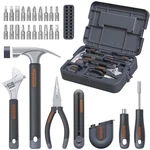 Teslong 27 Pcs Home Repair Tool Kit, Basic Hand Set With Storage Grey. Fixed Price $80.99.