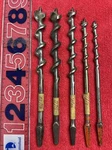 Vintage 5PCS Hand Brace Auger Bits 4 Jaw Fuller. Fixed Price $24.95.