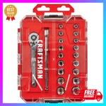 Craftsman 20PC 1/4" Drive Ratchet & Socket Set Tool Wrench Sae Inch Metric Case*. Fixed Price $55.53.