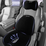 Geeyontek Car Seat Cushion With Lumbar Support Neck Pillow Kit Back Tailbon.... Fixed Price $102.51.