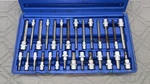 Cornwell CBS2802S 28PC Hex Bit Socket Set 1/4 3/8 Sae Metric Case. Fixed Price $79.00.