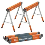 Workhorse Xt Horses 2 Pack Folding Heavy Duty Adjustable Height Pai. Fixed Price $150.57.