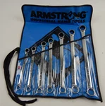 Armstrong Tools Usa 7PC Ratcheting Double Box End Wrench Set Sae W/ Pouch Nos. Fixed Price $224.95.