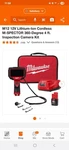Milwaukee M12 Spector 360 10' Inspection Camera Kit - 232421. Fixed Price $175.00.