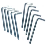 Zqtoday 10PCS Hex Key Wrench Set, Driver Allen 3.5MM, Silver. Fixed Price $7.29.