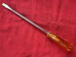 Very Nice Williams DR-30 Flat Blade Screwdriver 15 In. Long 3/8 Tip. Fixed Price $18.00.