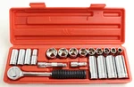 Michigan Industrial Tool Mit 3/8 Drive 6PT Socket Set Shallow And Deep Sae. Fixed Price $36.75.