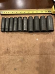 Mac Tools SVDP136TR 10PC Sae 1/2 Deep Impact Socket Set Point 1-1/16" 7/16". Fixed Price $134.99.