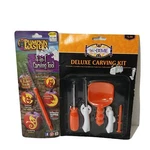 Pumpkin Masters 4-IN-1 Carving Tool & 5 Pc Deluxe Kit New. Fixed Price $7.99.
