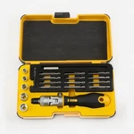 Felo Ergonic K Handle Ratcheting Screwdriver Box Set, 20 Pieces. Fixed Price $101.32.