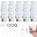 48 Boxes Travel Sewing Kit Mini Bulk Needle Thread Portable Tools .... Fixed Price $37.88.