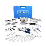 Mechanics Socket Wrench Tool Set For Car - Truck Ratchet Kit, Drive Size.... Fixed Price $176.26.
