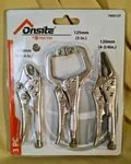 Vise Grip Set Mini New Sealed Onsite Tactix 700513T 1/4" 3/4" 5" Hand Tool. Fixed Price $17.99.