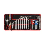 Powerbuilt 100 Piece Motorcycle Tool Kit With Roll Pouch, Roadside, Travel Wr.... Fixed Price $131.55.
