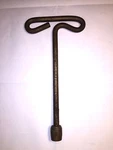 Vintage Duro Metal Products Model 521 Mechanics T-wrench Tool With 21/32" Socket. Fixed Price $17.99.