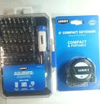 Hart 61 Piece Precision Screwdriver Set, Ergonomic Rubber Grip, + Tape Measure. Fixed Price $15.99.