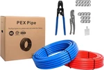 Efield 1/2" Pex-b Pipe Kit 150FT Red/blue With Crimp Tool, Cutter & Clamps. Fixed Price $119.99.