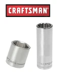 New Craftsman Socket 1/4, 3/8 1/2" Drives, Shallow Deep 6 &12 Pt Choose Size. Fixed Price $19.95.