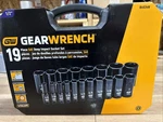 Gearwrench 84934N 19 Piece 1/2" Drive 6 Point Sae Deep Impact Socket Set. Fixed Price $99.99.
