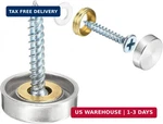 Uxcell 12 Pcs Covers Caps, 304 Stainless Steel Mirror Screws Decorative. Fixed Price $14.45.