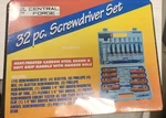 Tools Screwdriver Central Forge 32 Piece Black Carrying Case New SM31. Fixed Price $24.50.