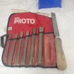 Stanley Proto Cold Chisel Set With Flat File LOT-222. Fixed Price $50.00.
