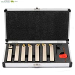 Oscarbide 5/8"SHANK Nickel Plated Indexable Lathe Turning Tool Holder 7 Pieces/s. Fixed Price $261.57.