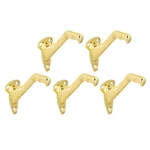 5 Pack Handrail Bracket 181990 Standard Polished Brass Wall Support. Fixed Price $22.55.