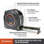 Crescent Lufkin Foot Shock Force Hi Vis Double Sided Tape Measure L11358-02. Fixed Price $49.99.