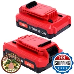 Lasica 2PACK 20V 3.0AH Battery Compatible With Porter Cable Replacement PCC681L. Fixed Price $66.42.