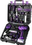 Deko 126 Pcs 8V Cordless Drill Tool Kit Set - Purple. Fixed Price $46.99.
