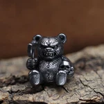 Bear Brass Knife Skull Animal Edc Diy Paracord Bracelets Lanyard Pendant Tool. Fixed Price $17.99.