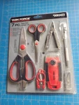 Task Force 7 Piece Set #0083423 Scissors, Multi-tool, Scraper & Knife. Fixed Price $9.99.