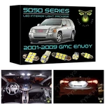 White Led Interior Lights Package Kit For 2001-2009 Gmc Envoy 5050 Series+tool. Fixed Price $21.93.