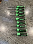 Snap-on SGDTX90BG Piece Soft Grip Torx Screwdriver Set T8-T45 New. Fixed Price $189.95.