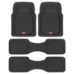 Motor Trend Original Flextough Black Rubber Car Floor Mats For 3 Row Vehicles.... Fixed Price $77.80.