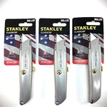 Stanley Utility Knife Classic 6 In. Retractable Gray 10-099 Lot Of 3. Fixed Price $19.99.