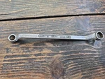Vintage Tru Fit 3/8" & 7/16" Double Box End Wrench Offset Steel 3001 Usa. Fixed Price $5.50.