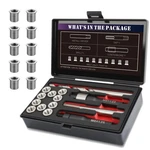 Sennmonn M8X1.25 Thread Repair Kit With 11.7MM Insert Hss Drill, Tap, Silver. Fixed Price $120.65.