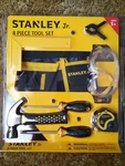 Stanley Jr. 8 Piece Real Tool Set For Kids 5+ Hammer Screwdrivers Ruler Square. Fixed Price $24.95.