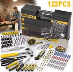 122 Piece Home Tool Kit Heavy Duty Hand Set With Storage Case. Fixed Price $38.49.