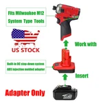 Adaptor For Milwaukee M12 Tools Makita Lxt BL1830B Li-ion Battery. Fixed Price $12.62.