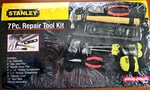 Stanley Repair/tool Set Soft Case Screwdrivers Hammer Pliers Level 12' Tape New. Fixed Price $24.98.