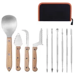 Professional Pumpkin Carving Kit 10 Pcs Premium Stainless Steel Tools For. Fixed Price $24.16.
