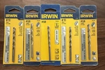 Pack!! Irwin Industrial Tool 81118 #18 (0.1695") J Length Wire Gauge Drill Bit. Fixed Price $14.99.