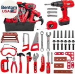 Kids Tool Set 48 Piece Toddler With Electronic Toy Drill& Box,pr. Fixed Price $47.43.