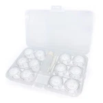 6 Pcs Clear Contact Lens Case Bulk Organizer Travel Stick Tool Storage Kit. Fixed Price $18.94.